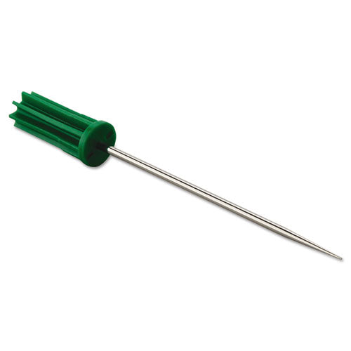 Peoples Paper Picker Replacement Pin Plugs, 4", Stainless Steel/Green-(UNGPINP)