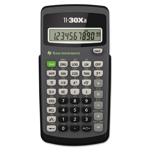 TI-30Xa Scientific Calculator, 10-Digit LCD-(TEXTI30XA)