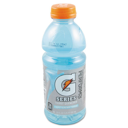 G-Series Perform 02 Thirst Quencher, Glacier Freeze, 20 oz Bottle, 24/Carton-(QKR32486)