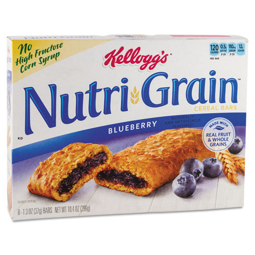 Nutri-Grain Soft Baked Breakfast Bars, Blueberry, Indv Wrapped 1.3 oz Bar, 16/Box-(KEB35745)