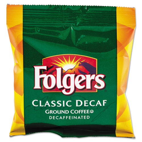 Coffee Filter Packs, Decaffeinated Classic Roast, 9/10oz, 10/Pack, 4 Packs/Carton-(FOL06122)