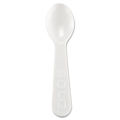 Lightweight Plastic Taster Spoon, White, 3,000/Carton-(SCC00080)