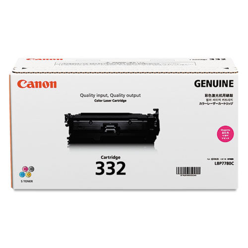 6261B012 (332) Toner, 6,400 Page-Yield, Magenta-(CNM6261B012)