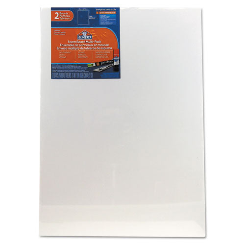 White Pre-Cut Foam Board Multi-Packs, 18 x 24, 2/Pack-(ACJ07010109)