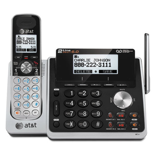 TL88102 Cordless Digital Answering System, Base and Handset-(ATTTL88102)
