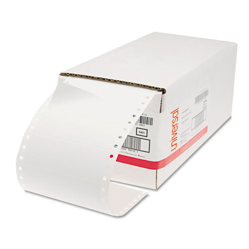 Dot Matrix Printer Labels, Dot Matrix Printers, 1.44 x 4, White, 5,000/Box-(UNV70112)