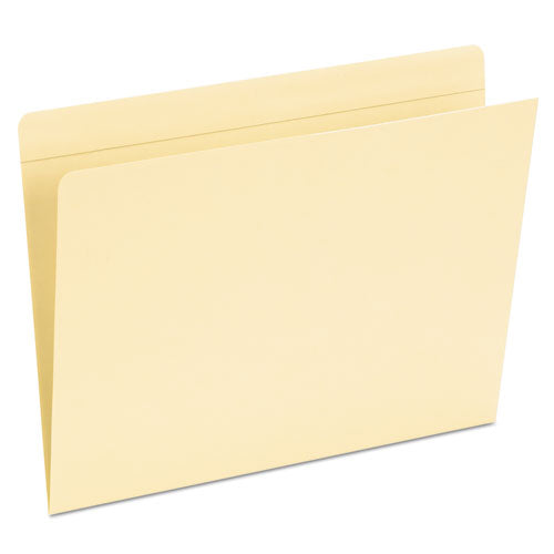 Top Tab Pocket Folders, Straight Tabs, Letter Size, Manila, 50/Box-(PFX16651)