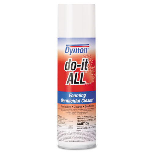 do-it-ALL Germicidal Foaming Cleaner, 18 oz Aerosol Spray, 12/Carton-(ITW08020CT)