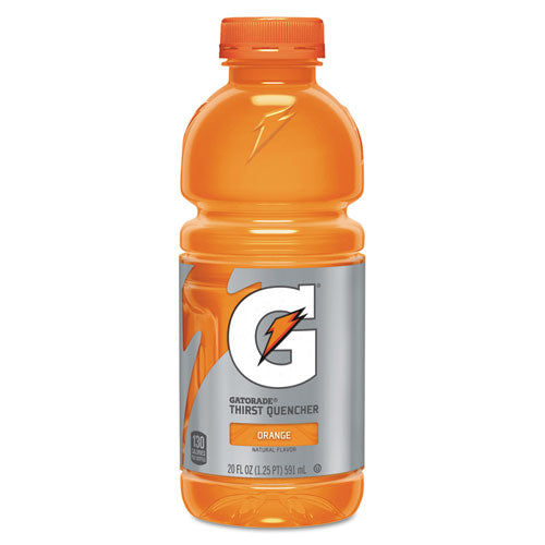 G-Series Perform 02 Thirst Quencher, Orange, 20 oz Bottle, 24/Carton-(QKR28674)