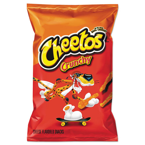 Crunchy Cheese Flavored Snacks, 2 oz Bag, 64/Carton-(LAY44366)