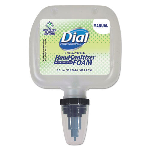 Antibacterial Foam Hand Sanitizer, 1.2 L Refill, Fragrance-Free, 3/Carton-(DIA05085)