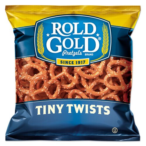 Tiny Twists Pretzels, 1 oz Bag, 88/Carton-(LAY32430)