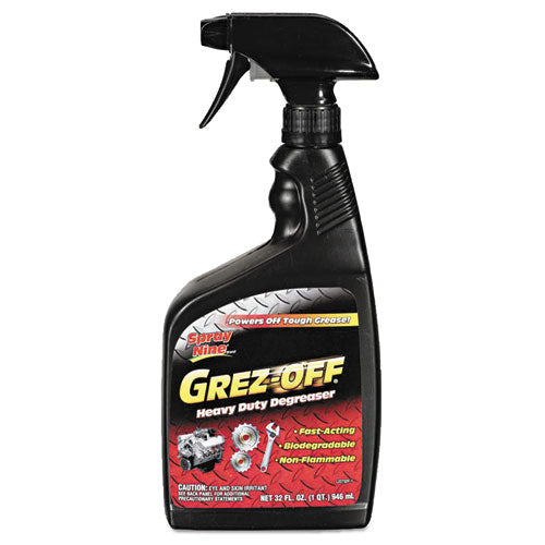 Grez-off Heavy-Duty Degreaser, 32 oz Spray Bottle, 12/Carton-(ITW22732)