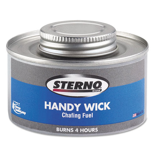 Handy Wick Chafing Fuel, Methanol, 4 Hour Burn, 4.84 oz Can, 24/Carton-(STE10364)