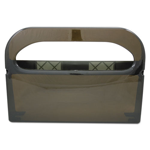 Health Gards Toilet Seat Cover Dispenser, Half-Fold, 16 x 3.25 x 11.5, Smoke-(HOSHG12SMO)