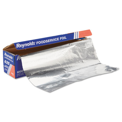 Heavy Duty Aluminum Foil Roll, 18" x 1,000 ft, Silver-(RFP625)