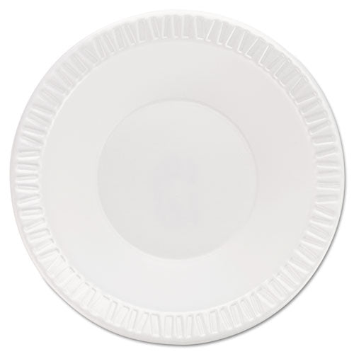 Quiet Classic Laminated Foam Dinnerware Bowls, 10 to 12 oz, White, 125/Pack, 8 Packs/Carton-(DCC12BWWQR)