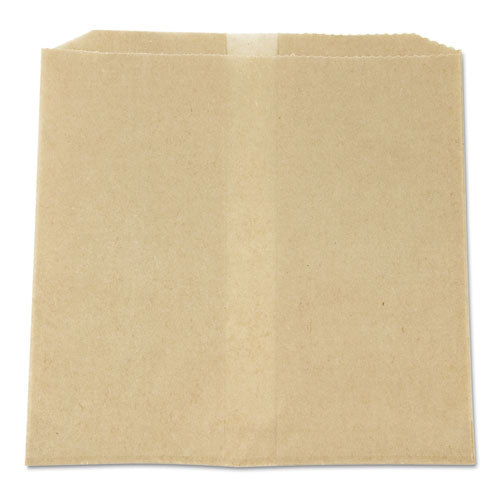 Waxed Napkin Receptacle Liners, 8.5" x 8", Brown, 500/Carton-(HOS6802W)
