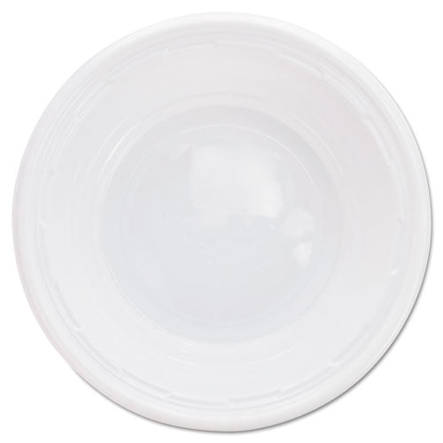 Plastic Bowls, 5 to 6 oz, White, 125/Pack, 8 Packs/Carton-(DCC5BWWF)