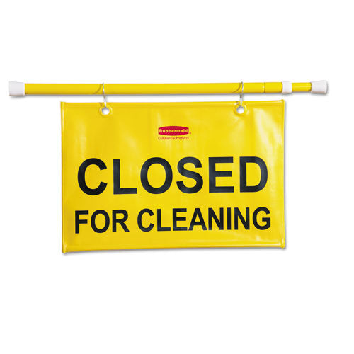 Site Safety Hanging Sign, 50 x 1 x 13, Yellow-(RCP9S15YEL)