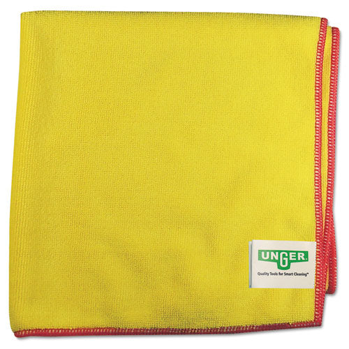 SmartColor MicroWipes 4000, Heavy-Duty, 16 x 15, Yellow/Red, 10/Pack-(UNGMF40Y)