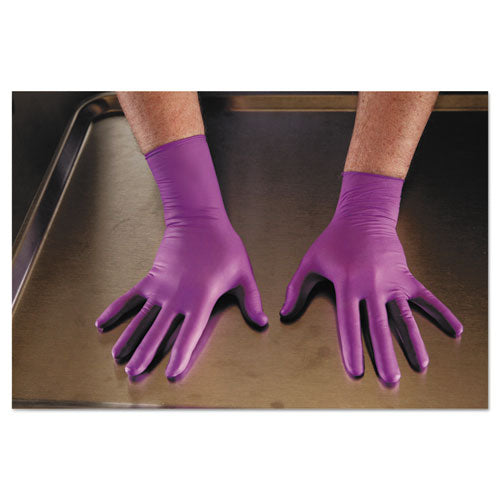 PURPLE NITRILE Exam Gloves, 310 mm Length, Medium, Purple, 500/Carton-(KCC50602)