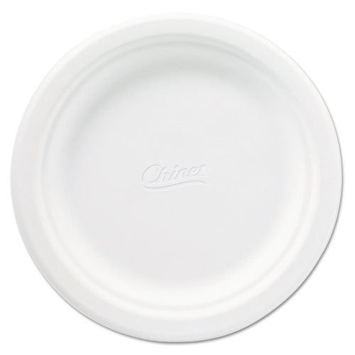 Classic Paper Plates, 6.75" dia, White, 125/Pack, 8 Packs/Carton-(HUH21226CT)