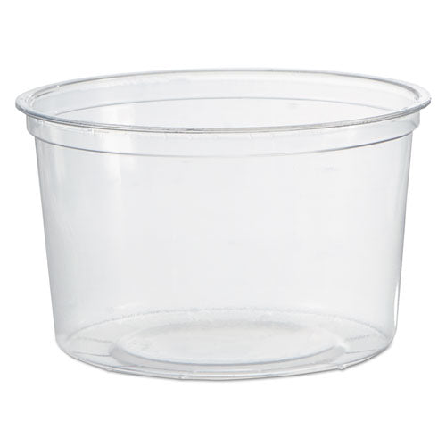 Deli Containers, 16 oz, Clear, Plastic, 50/Pack, 10 Packs/Carton-(WNAAPCTR16)