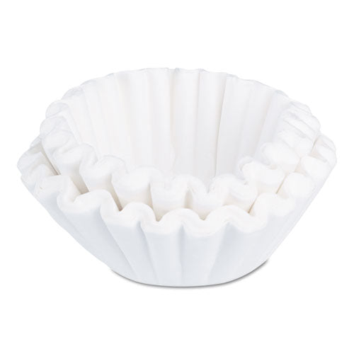 Commercial Coffee Filters, 6 gal Urn Style, Flat Bottom, 25/Cluster, 10 Clusters/Pack-(BUN6GAL21X9)