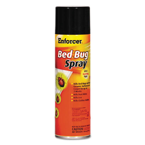 Bed Bug Spray, For Bed Bugs/Dust Mites/Lice/Moths, 14 oz Aerosol Spray, 12/Carton-(AMREBBK14)