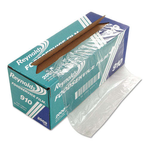 PVC Film Roll with Cutter Box, 12" x 2,000 ft, Clear-(RFP910)