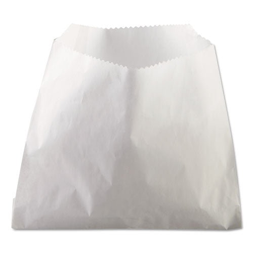 French Fry Bags, 5.5" x 4.5", White, 2,000/Carton-(BGC450009)