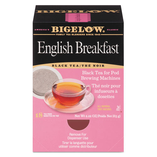 English Breakfast Tea Pods, 1.90 oz, 18/Box-(BTC009906)