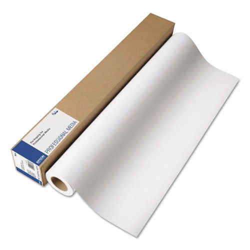 Professional Media Metallic Photo Paper, 10.5 mil, 16" x 100 ft, Gloss White-(EPSS045585)