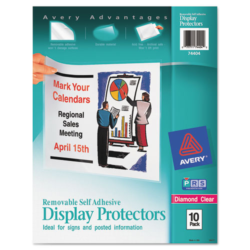 Top-Load Display Sheet Protectors, Letter, 10/Pack-(AVE74404)