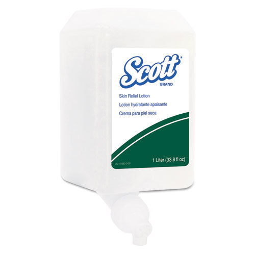 Skin Relief Lotion, 1 L Bottle, Fragrance Free, 6/Carton-(KCC35365CT)