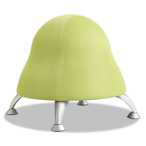 Runtz Ball Chair, Backless, Supports Up to 250 lb, Sour Apple Green Seat, Silver Base-(SAF4755GS)