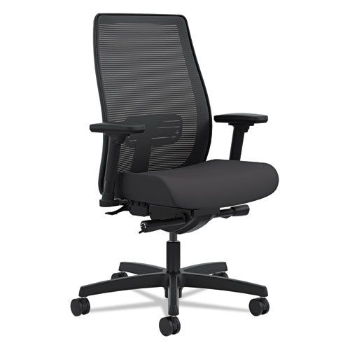 Endorse Mesh Mid-Back Work Chair, Supports Up to 300 lb, 17.5" to 21.75" Seat Height, Black-(HONLWIM2ACU10)