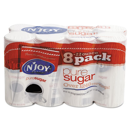 Pure Sugar Cane, 22 oz Canisters, 8/Pack-(NJO827820)
