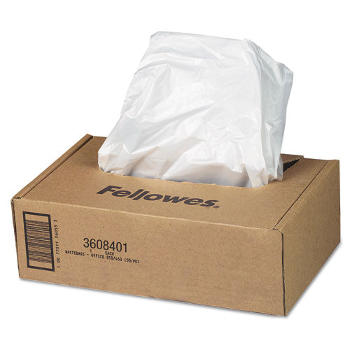 Shredder Waste Bags, 16 to 20 gal Capacity, 50/Carton-(FEL3608401)
