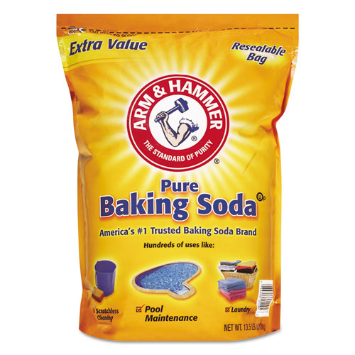 Baking Soda, Original Scent, 13.5 lb Bag-(CDC3320001961)