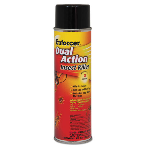 Dual Action Insect Killer, For Flying/Crawling Insects, 17 oz Aerosol Spray, 12/Carton-(AMR1047651)