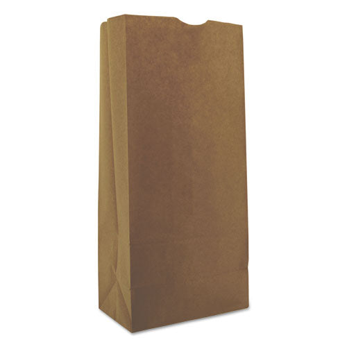 Grocery Paper Bags, 40 lb Capacity, #25, 8.25" x 5.25" x 18", Kraft, 500 Bags-(BAGGK25500)