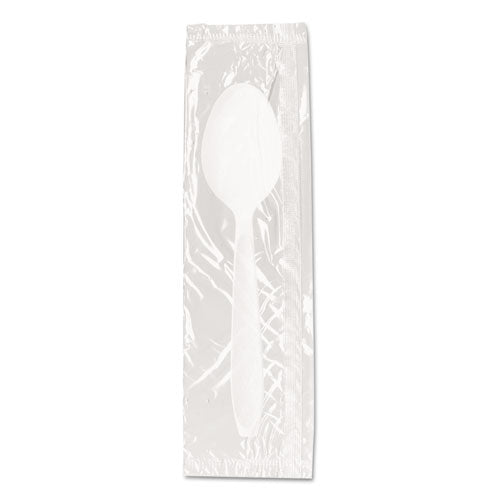 Reliance Mediumweight Cutlery, Teaspoon, Individually Wrapped, White, 1,000/Carton-(SCCRSW3)