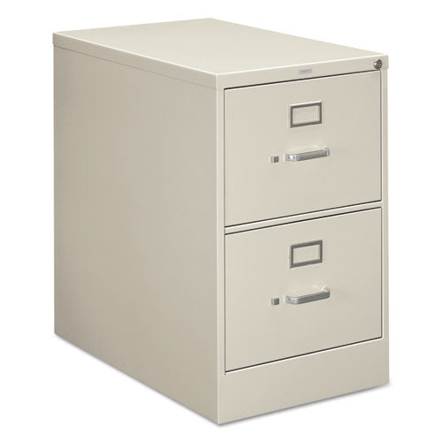 210 Series Vertical File, 2 Legal-Size File Drawers, Light Gray, 18.25" x 28.5" x 29"-(HON212CPQ)