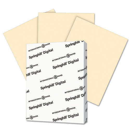 Digital Index Color Card Stock, 110 lb Index Weight, 8.5 x 11, Ivory, 250/Pack-(SGH056300)
