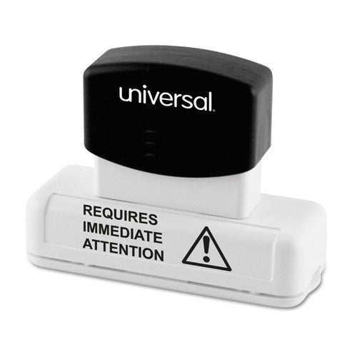 Recycled Custom Micropore Stamp, Preinked, 3 x 1-(UNV10031GN)