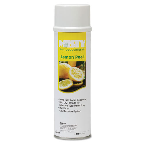 Handheld Air Deodorizer, Lemon Peel, 10 oz Aerosol Spray, 12/Carton-(AMR1001842)