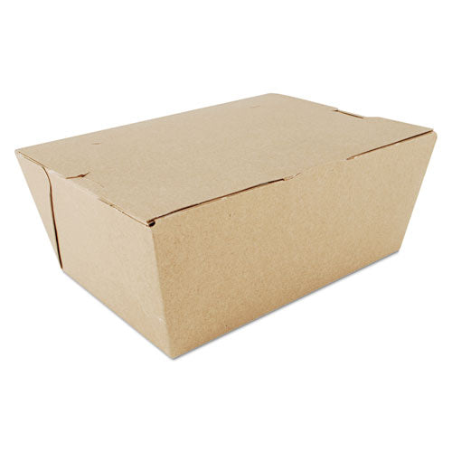 ChampPak Carryout Boxes, #4, 7.75 x 5.5 x 3.5, Kraft, Paper, 160/Carton-(SCH0734)