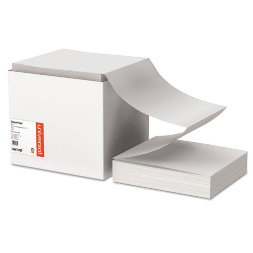 Printout Paper, 1-Part, 18 lb Bond Weight, 9.5 x 11, White, 2,700/Carton-(UNV15801)